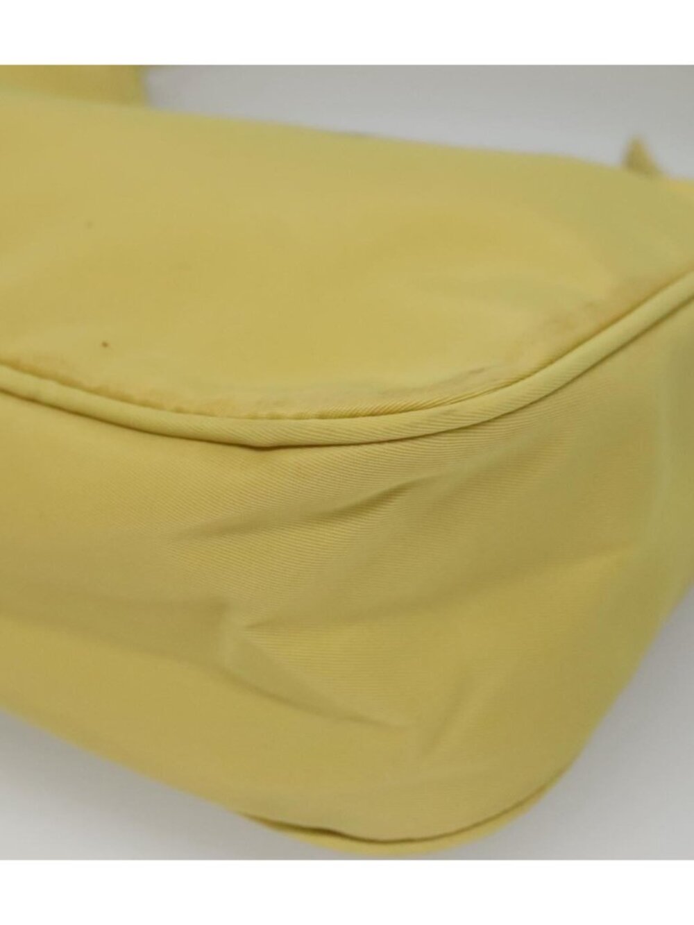 PRADA Accessory Pouch Nylon Yellow Gold - Picture 12 of 16
